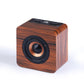 NB NOIZZYBOX Cube S Premium Wood Finish Portable Wireless Bluetooth Speaker and Fm Radio with 8W Output, HD Sound Portable Speaker Bluetooth 5.2 EDR, USB/TF Card/TWS